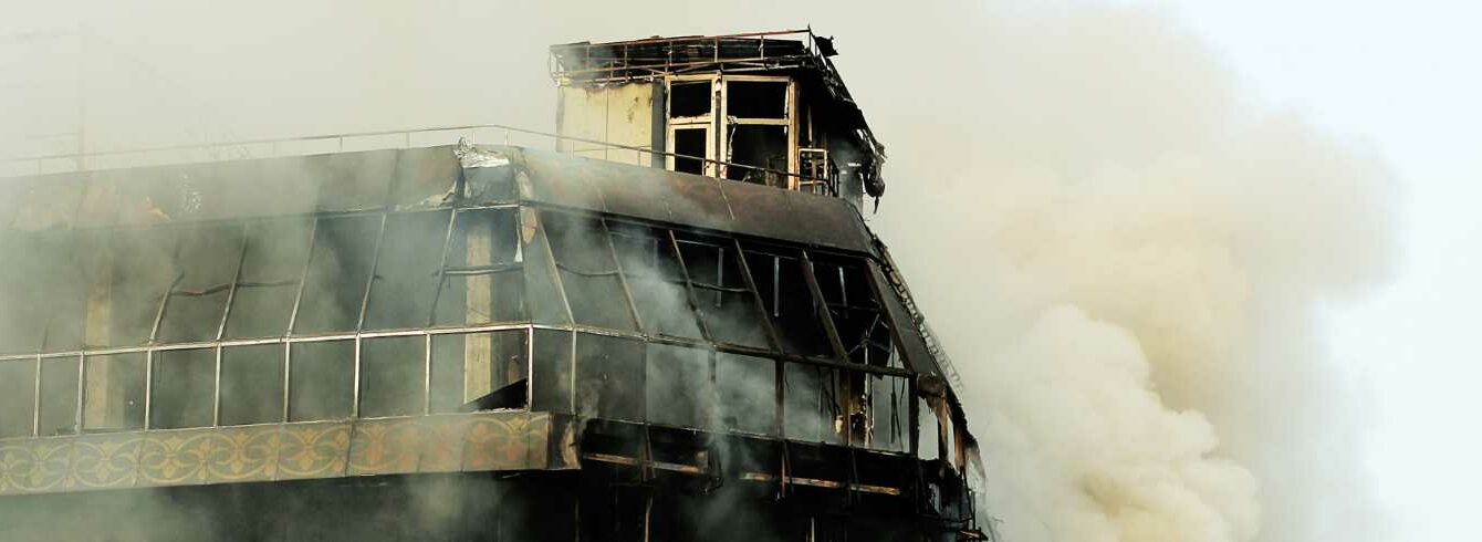 Immeuble en copropriété touché par un incendie
